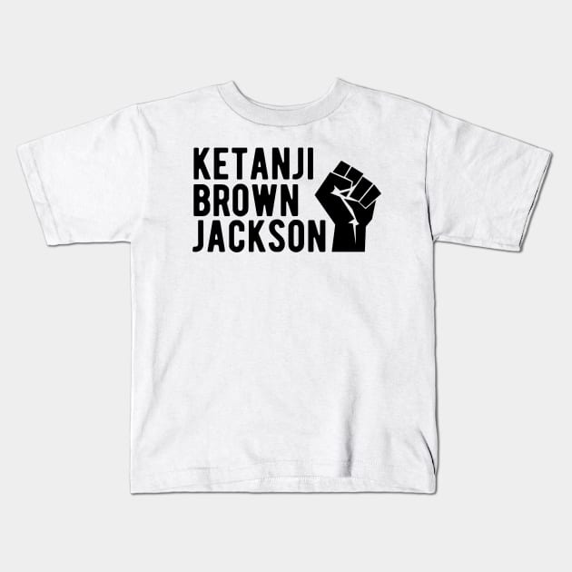 Ketanji Brown Jackson - First Black Woman Supreme Court Justice Kids T-Shirt by blueduckstuff